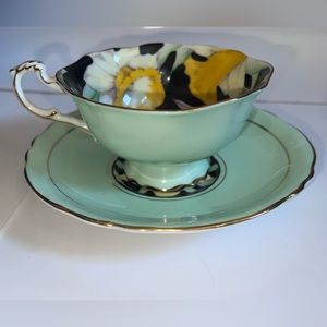 Rare Vintage Paragon Teacup,Paragon Hand Painted Daffodils,Art Deco Teac…